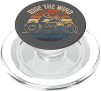 Moto Vintage Cavalca il Vento Retro Biker Tramonto PopSockets PopGrip per MagSafe
