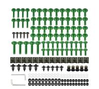 Moto Vite Dadi Pezzi Kit Kit Di Clip Per Bulloni Carenatura Per Piaggio Beverly 300 300S Zip 50 4S, Viti Di Fissaggio Per Parabrezza, Bulloni E Dadi Bulloni Fissaggio(Verde)
