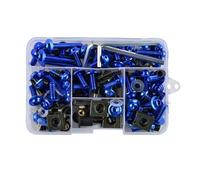 Moto Viti Compatibile con CBR600 per CB per VFR per XADV per NC per PCX per CRF Bulloni Carenatura Completa per Motocicletta Dadi di Fissaggio per Motocicletta Kit Viti(Blue)
