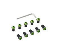 Moto Viti Per ZX6R ZX7R ZX10R ZX14R ZZR400 ZZR600 ZZR1200 ZZR1400 ZX636 10 Pezzi Assortimento Di Rondelle Dadi E Viti Per Moto