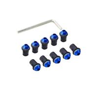 Moto Viti Per ZX6R ZX7R ZX10R ZX14R ZZR400 ZZR600 ZZR1200 ZZR1400 ZX636 10 Pezzi Assortimento Di Rondelle Dadi E Viti Per Moto