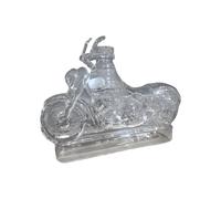 Moto Wine Decanter, Whisky Bottle, Vintage Liquor Display with Glass Craft Design, Desk Decor for Home, Kitchen, Ristorante, Boyfriend Gift, Vodka & Champagne Use
