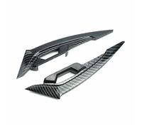 Moto Wingle Per Alette Moto Spoiler Laterale Anteriore Set Di Ali Aerodinamiche Per Per Fisso Con Adesivi Decorativi(Fibra di carbonio)