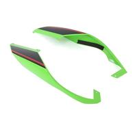 Moto Winglet Per KAWASAKI Per ZX-25R Per ZX-4R Per ZX-4RR Per ZX4R Per ZX4RR 2020-2025 Alettone Posteriore Moto Spoiler Posteriore Aletta Aerodinamica Deflettore Aerodinamico(Green floral pattern)