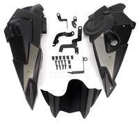 Moto Winglet Staffa Di Montaggio Per Carenatura Inferiore Del Pannello Di Punta Dello Spoiler Del Motore Della Motocicletta Per MT07 Per FZ07 2014-2019 2020 Deflettore Aerodinamico(Grigio)