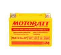 BATTERIA PER MOTO 12V MOTOBATT MLX4U MAX-HP YTX4 HONDA CRF 250/450 R 18 CBR