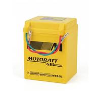 MOTOBATT - Batteria GEL Moto MT25L | 12V 2.5Ah 25CCA | Sellada Baja Autodescarga | Compatibile con YB2.5L-C | Compatibile con Honda, Yamaha, Kawasaki, Suzuki, BMW e tutti