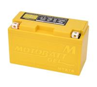 MOTOBATT - Batteria GEL Moto MTX7B | 12V 7.0Ah 100CCA | Sellada Baja Autodescarga | Compatibile con YT7B-BS | Compatibile con Honda, Yamaha, Kawasaki, Suzuki, BMW e tutti