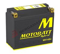 Motobatt Batteria MH14B4 Hybrid Precaricata Litio-Piombo 12V 7,5Ah CCA 330