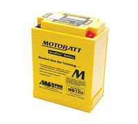 Motobatt MB12U - Batteria gel per moto, 12 V, 15 Ah