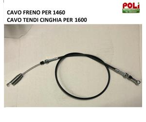 MOTOCARRIOLA ACTIVE CAVO FRENO PER 1460 E TENDI CINGHIA PER 1600 ORIGINALE