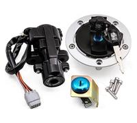 Motocicletta Accensione Per Suzuki Per GSXR600 Per GSXR750 Interruttore Accensione Coperchio Serbatoio Carburante Tappo Gancio Chiave Bloccaggio Barile Motocicletta