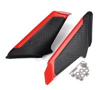 Motocicletta Carenatura Carenatura Del Motociclo Winglet Aerodinamico Ala Laterale Pinna Spoiler Per Suzuki GSXR600 GSXR750 GSXR1000 GSXR 125 GSX 250R GSXS1000F(Red)