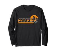 Motocicletta Compleanno Nata nel 1983 Motorbike Motocross Maglia a Manica