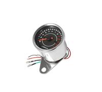 Motocicletta Contachilometri Contagiri Moto, Tachimetro A LED Resistente, Retroilluminazione A 12 V, 13.000 Giri/min, Alloggiamento Del Cambio + Parte Superiore In Vetro, Accessorio Contagiri Moto