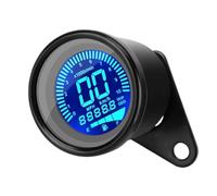 Motocicletta Contachilometri Tachimetro Contachilometri universale con display digitale contagiri retrò per indicatore RPM intelligente strumenti per motociclette da 12 V