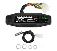 Motocicletta Contachilometri Tachimetro Pannello digitale per motocicletta Tachimetro universale Contachilometri 12000RPM Indicatori
