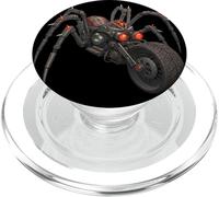 Motocicletta Cyber Spider Red Eyes Mech Design Art PopSockets PopGrip per MagSafe
