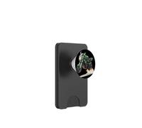 Motocicletta da corsa del fumetto con corna di toro Art Rider PopSockets PopWallet per MagSafe