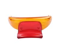Motocicletta Faro Griglia Per JOG 50 Per ZR Per Evolution Per 5SU Per 5BM Copertura Fanale Posteriore Moto E Scooter Lente In Vetro Luce Freno(Red and orange)