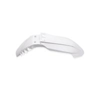 Motocicletta Fender anteriore Mudguard Splash Guard Plastic Plastic per protezione della ruota del motocross compatibile con SX SXF XC-F 125 250 300 450 Modelli(Bianco)