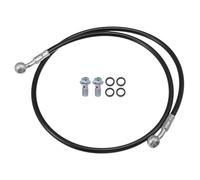 Motocicletta Idraulica Freno Linea Olio Flessibile Tubo 100cm Nero 1 Set