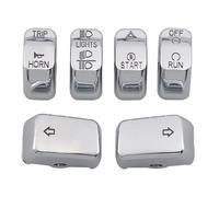 Motocicletta Interruttore Manubrio 6 pezzi di pulsanti copertura dell'interruttore controllo manuale della motocicletta per Dyna per Softail dal 2014 in poi