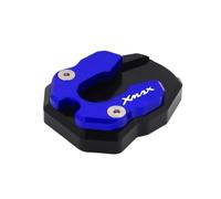 Motocicletta Kickstand Pad Per XMAX125 XMAX250 XMAX300 XMAX Moto CNC Cavalletto Ingranditore Laterale Piastra Del Rilievo Piede