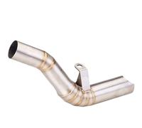 motocicletta Marmitta rimovibile Slip On per GSXR600 GSXR750 K10 2008-2010 Scarico per moto Modifica Tubo di collegamento centrale in acciaio inox