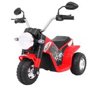 Motocicletta Mini per bambini con batteria e LED - Rosso