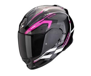 Motocicletta Scorpion EXO-491 Kipta (Nero/Rosa/Bianco) Taglia: M (57)