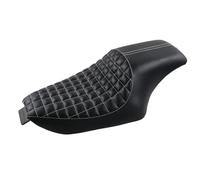 Motocicletta Sella Sedile Del Passeggero Conducente Motociclo Anteriore Posteriore Per Harley SuperLow 1200T XL1200T 2014-2016(Black Square)