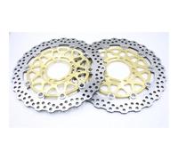 Motocicletta Set Dischi Dischi Freno Anteriori Motociclette Per Per Z1000 Per Z 1000 2014-2020 310 Mm Parti Di Ricambio Per Ricambio freni a disco(Oro)