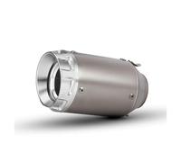 Motocicletta Silenziatore Scarico Per Ninja400 Per Z650 R1M MT15 ZX10R RS660 CBR650R CB650R Silenziatore Scarico Universale Moto 51Mm Racing Escape Silenziatore Carbonio(TYPE-B STEEL)