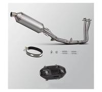 Motocicletta Silenziatore Scarico Per XL750 Per Transalp 750 CB750 Hornet Sistema Completo Scarico Moto Modifica Tubo Collettore Marmitta Con DB Killer Linea Fuga(B with Project Laser)