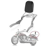 Motocicletta Sissy Bar con Portapacchi Cuscino Schienale per V-Star 650 Classic