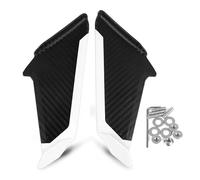 Motocicletta Spoiler Aerodinamico Per CBR600 Per CBR650R Per CBR1000 Per CBR300R Per CBR650F Per CBR50 Carenatura Anteriore Alette Aerodinamiche Spoiler Laterali Dinamica Decorativa(Bianco)