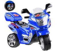 Motocicletta sportiva per bambini con luci a LED - Rosso