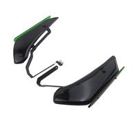motocicletta Winglet Kit spoiler Per NINJA650 Per NINJA 650 2020 2021 2022 2023 2024 2025 Downforce Spoiler Laterali WingLet Deflettore(Green)