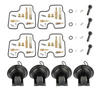 Motociclette Accessori Kit Di Riparazione Carburatore Per HONDA CB600F PC36 2002-2006 I Componenti Del Per Motociclette Non Contengono "SPILLO A GETTO"(Repair and Plunger)