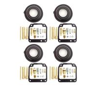 Motociclette Accessori Per Yamaha XJ400 XJ400D 1981, 4 Set Di Kit Riparazione Carburatore Con Guarnizione, Vite Dell'aria, Galleggiante, Membrana