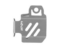 Motociclette Accessori Protezione Per Serbatoio Del Liquido Freni Posteriore In Alluminio CNC Per Yamaha MT-07 MT07 2017 2018 2019 2020 2021 2022 2023(Silver)