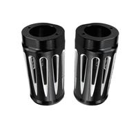 Motociclette copriforcelle Adatto per Harley per Touring 1984-2021 Copri slider per forcella anteriore nero/cromato per moto in alluminio Coperchio forcella moto(A Shock Cover 84-13)