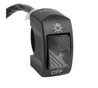 Motociclette interruttori Interruttore Moto Pulsante Di Controllo Dell'interruttore Per Motocicletta, Controllo Della Lampada Di Segnalazione Del Faro Montato Sul Manubrio, Accessori(Black)