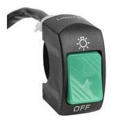 Motociclette interruttori Pulsante Di Controllo Dell'interruttore Per Motocicletta, Controllo Della Lampada Di Segnalazione Del Faro Montato Sul Manubrio, Accessori(Green)
