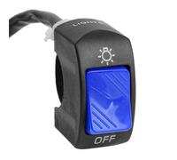 Motociclette interruttori Pulsante Di Controllo Dell'interruttore Per Motocicletta, Controllo Della Lampada Di Segnalazione Del Faro Montato Sul Manubrio, Accessori(Blue)
