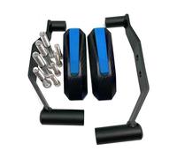 Motociclette Parti Copertura Motore Tamponi Di Protezione Per KAWASAKI Per Z900 2017-2024 Protezioni Telaio Slider Protezione Statore Moto Protezione Dalla Caduta(Blu)