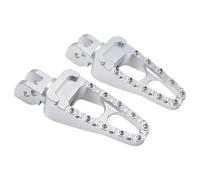 Motociclette Piastra Compatibile Con Ducati Per Scrambler 400 800 1100 2015 2016 2017 2018 2019 2020 Moto 1 Paio Pedane Pedali Poggiapiedi In Alluminio Accessori Parti(Silver,Rear)