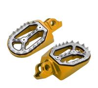 Motociclette Piastra Compatibile Con Suzuki Per RM250 Per RMZ450 2010 2011 2012 2013 2014 2015 Poggiapiedi In Alluminio Per Motocicletta Poggiapiedi Accessori(Yellow)