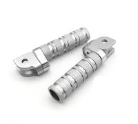 Motociclette Piastra Per CB50R 2004 Per CB500 2013-2014 Per CB900F-Hornet 2002-2007 Per CB1000 1994-1995 Moto 1 Coppia Di Pedane Anteriori Poggiapiedi Poggiapiedi Regolabili(Silver)